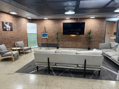 The CORE Chiropractic waiting area